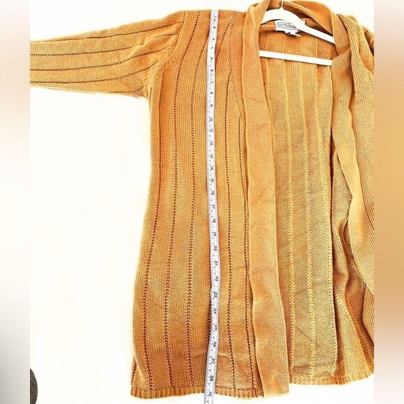 Investments Women Solid Cardigans cozy romantic chic wrap long sleeve size S - Picture 6 of 6